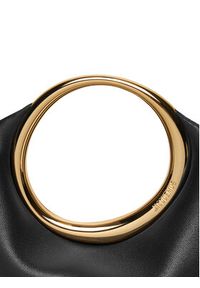 JACQUEMUS Torebka Mini ring handbag 241BA395 Czarny. Kolor: czarny. Materiał: skórzane #6