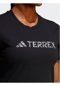 Adidas - adidas Koszulka techniczna Terrex Classic Logo T-Shirt HZ1392 Czarny Regular Fit. Kolor: czarny. Materiał: bawełna #5