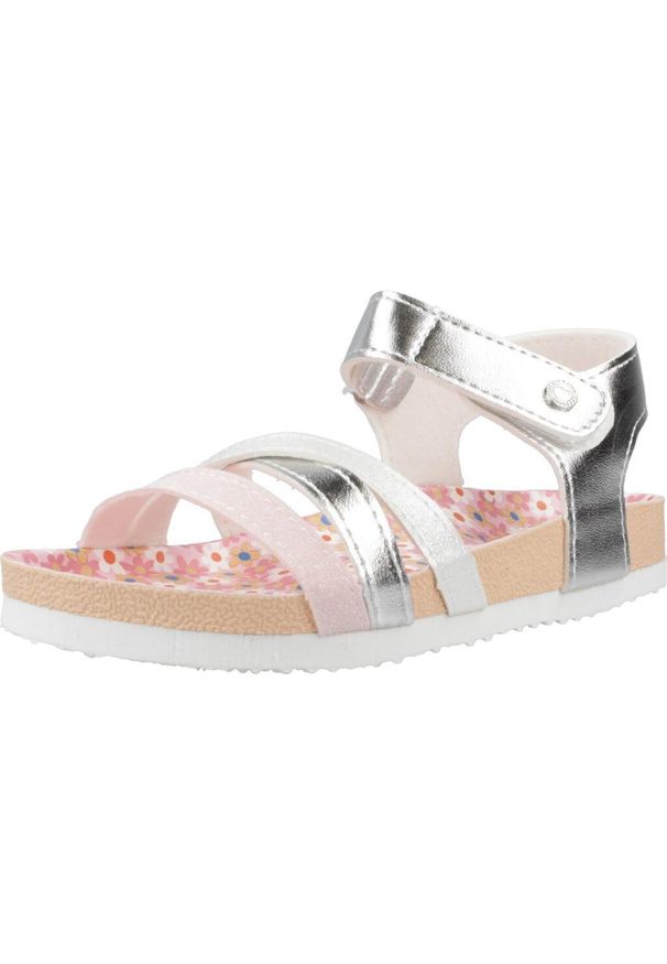 Gioseppo - Sandały GIOSEPPO HOULTON Srebrny. Kolor: szary. Materiał: tkanina, syntetyk