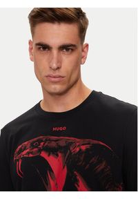 Hugo T-Shirt Dikobra 50519013 Czarny Regular Fit. Kolor: czarny. Materiał: bawełna #3