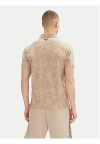 EA7 Emporio Armani Polo 7M000049 AF13917 U6155 Beżowy Slim Fit. Typ kołnierza: polo. Kolor: beżowy. Materiał: syntetyk