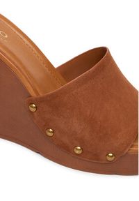 Aldo Klapki Grounded 14298773 Brązowy. Kolor: brązowy. Materiał: zamsz, skóra #5