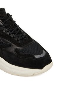 D.A.T.E. Sneakersy Fuga Mesh M431-FG-ME Czarny. Kolor: czarny. Materiał: skóra #3
