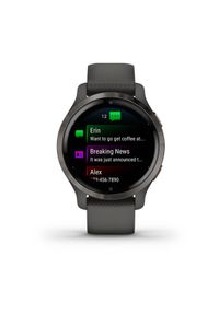 GARMIN - Zegarek sportowy Garmin Venu 2S szary. Rodzaj zegarka: smartwatch. Kolor: szary. Styl: sportowy #6