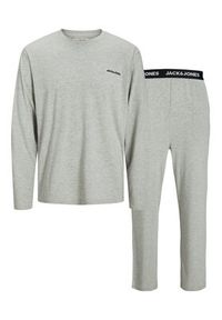Jack & Jones Piżama Everest 12273632 Szary Standard Fit. Kolor: szary. Materiał: bawełna #4