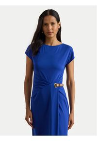 Lauren Ralph Lauren - LAUREN RALPH LAUREN Sukienka koktajlowa 200P03763002 Niebieski Slim Fit. Kolor: niebieski. Materiał: syntetyk. Styl: wizytowy #1