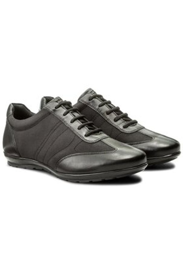Geox Półbuty U Symbol B U74A5B 01143 C9999 Czarny. Kolor: czarny. Materiał: materiał