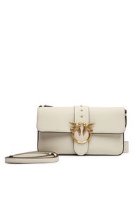 Pinko - PINKO Torebka Love One Classic Slouchy Fl PLTT 104524 A2OX Biały. Kolor: biały. Materiał: skórzane #2