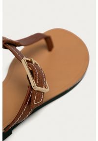 Vagabond Shoemakers - Japonki skórzane Tia. Kolor: brązowy. Materiał: skóra. Wzór: gładki. Obcas: na obcasie. Wysokość obcasa: niski #5