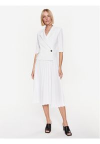 Rinascimento Sukienka koktajlowa CFC0113127003 Biały Regular Fit. Kolor: biały. Materiał: syntetyk. Styl: wizytowy