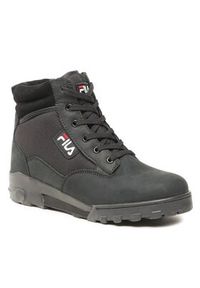 Fila Trapery Grunge II Mid Wmn FFW0217.80010 Czarny. Kolor: czarny. Materiał: nubuk, skóra