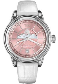 AVIATOR - Zegarek damski Aviator V.1.33.0.257.4.WM biały. Kolor: biały #1