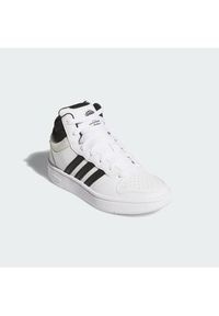 Adidas - adidas Sneakersy Hoops Mid Classic Shoes KI1077 Biały. Kolor: biały. Materiał: skóra #5