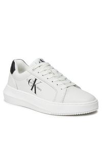 Calvin Klein Jeans Sneakersy Chunky Cupsole Laceup Mon Lth Wn YW0YW00823 Biały. Kolor: biały #2