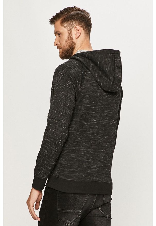 Brave Soul - Bluza. Okazja: na co dzień. Kolor: czarny. Długość rękawa: raglanowy rękaw. Długość: krótkie. Styl: casual