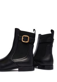 TwinSet - TWINSET Sztyblety Tronchetto 252TCP120 Czarny. Kolor: czarny. Materiał: skóra #2