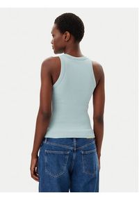 Calvin Klein Jeans Top J20J225302 Niebieski Slim Fit. Kolor: niebieski. Materiał: bawełna #3