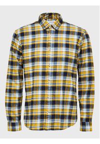 Selected Homme Koszula Rand 16085796 Żółty Relaxed Fit. Kolor: żółty. Materiał: bawełna