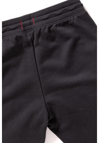 Wrangler - WRANGLER SPODNIE DRESOWE TRACKPANTS FADED BLACK W6B04IKV6. Kolor: czarny. Materiał: dresówka. Wzór: nadruk #8