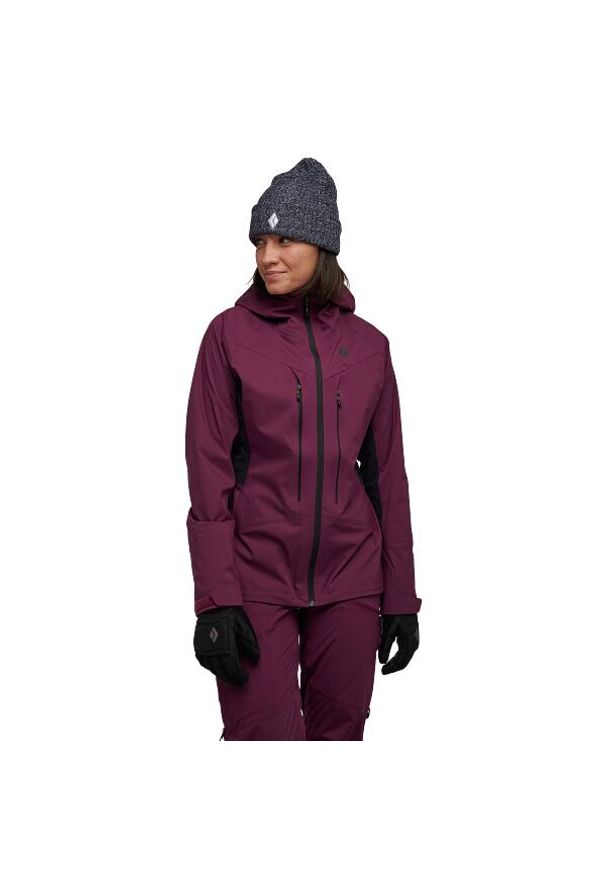 Kurtka narciarska damska Black Diamond Dawn Patrol Hybrid Shell. Kolor: fioletowy, czerwony. Sezon: zima. Sport: narciarstwo