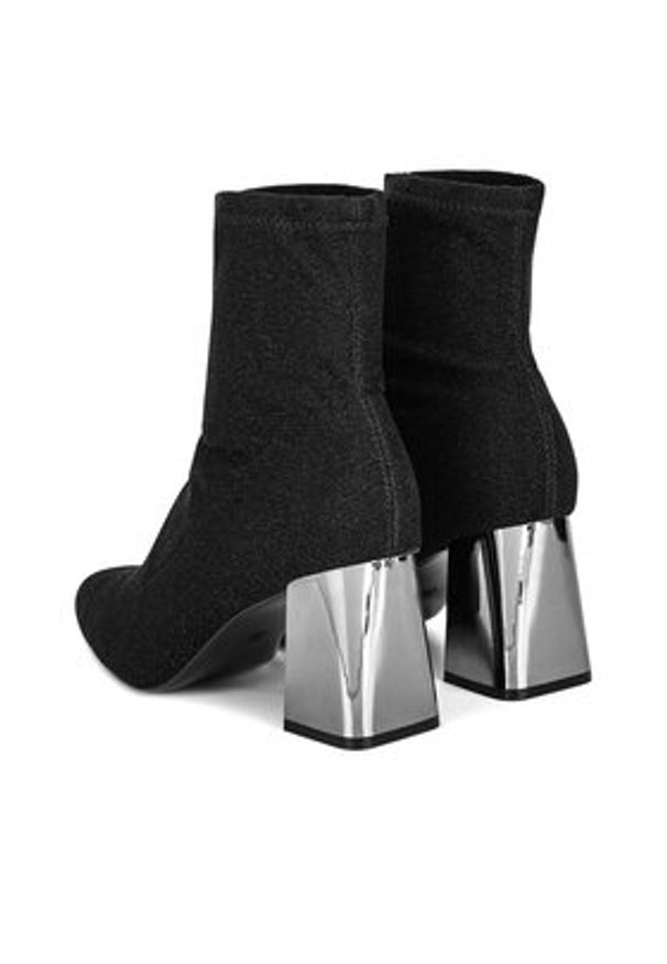 DeeZee Botki 5758 Czarny. Kolor: czarny. Materiał: materiał