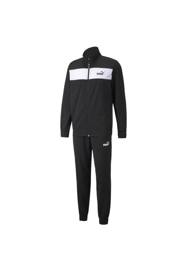 Dres męski Puma Poly Suit. Kolor: zielony, czarny, brązowy, wielokolorowy. Materiał: dresówka