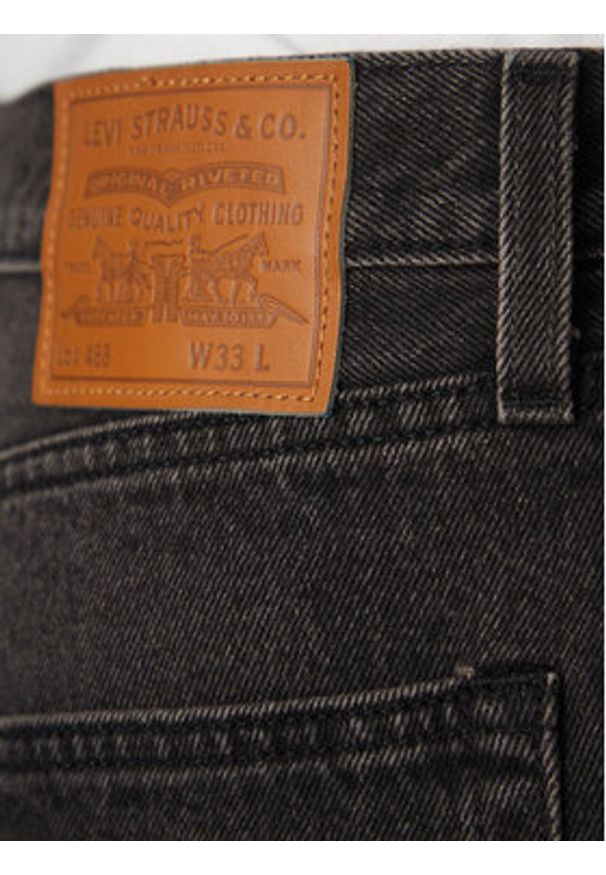 Levi's® Szorty jeansowe 468™ A8461-0006 Szary Loose Fit. Kolor: szary. Materiał: bawełna