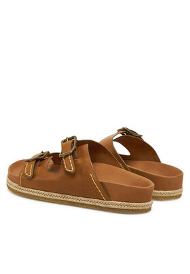 Polo Ralph Lauren Espadryle Turbach Dbls 803961287001 Brązowy. Kolor: brązowy. Materiał: skóra