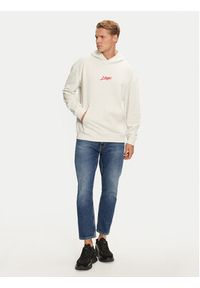 Hugo Bluza Dlogolong 50521070 Écru Relaxed Fit. Materiał: bawełna #3