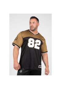 GORILLA WEAR - Trenton Koszulka piłkarska - Czarny/Złoty. Kolor: żółty. Sport: fitness, piłka nożna #1