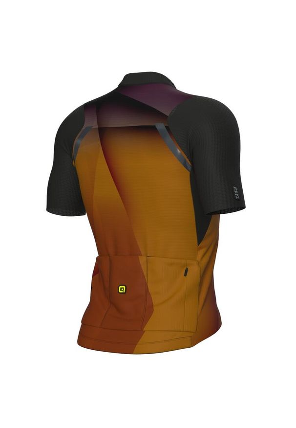 ALÉ CYCLING - Koszulka rowerowa męska Alé Cycling R-EV1 Sprinter. Kolor: różowy, czarny, wielokolorowy, pomarańczowy. Sport: kolarstwo