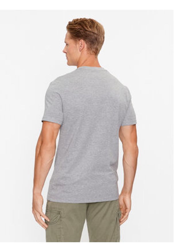 Guess T-Shirt M2YI71 I3Z14 Szary Slim Fit. Kolor: szary. Materiał: bawełna