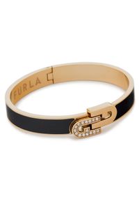 Furla Bransoletka Arch Double WJ00087-N79000-H7200-1-007-20-CN-L Czarny. Materiał: metalowe. Kolor: czarny