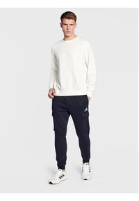 Adidas - adidas Spodnie dresowe Essentials HL2232 Granatowy Regular Fit. Kolor: niebieski. Materiał: bawełna #5