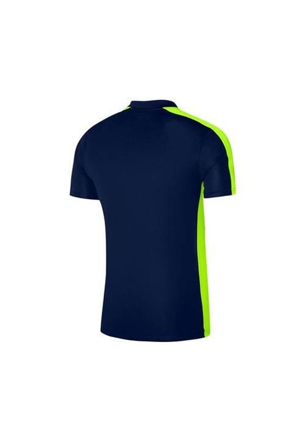 Koszulka sportowa męska Nike Drifit Academy. Typ kołnierza: polo. Kolor: niebieski, wielokolorowy, żółty. Sport: piłka nożna
