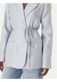 Eleh Marynarka SS260402 Błękitny Relaxed Fit. Kolor: niebieski. Materiał: syntetyk #3