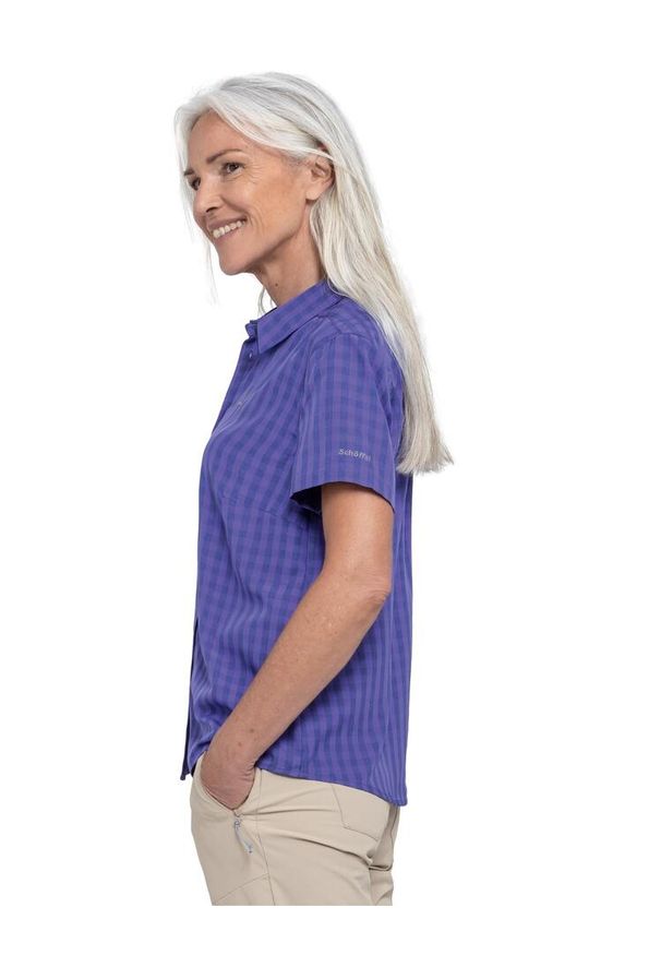 SCHÖFFEL - Koszula trekkingowa damska Schöffel Circ Dalfoss. Kolor: fioletowy. Sport: kolarstwo