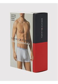 TOMMY HILFIGER - Tommy Hilfiger Komplet 3 par bokserek 3P Trunk 1U87903842 Kolorowy. Materiał: bawełna. Wzór: kolorowy #6