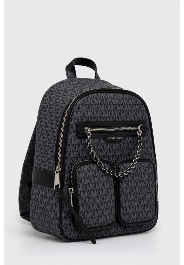 MICHAEL Michael Kors plecak damski kolor szary mały wzorzysty. Kolor: szary