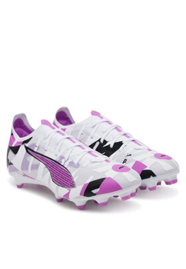 Puma Buty do piłki nożnej Ultra 5 Match Forever Fg/Ag 108412 01 Biały. Kolor: biały. Materiał: materiał