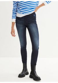 bonprix - Jegginsy Mid Waist. Kolor: niebieski #1