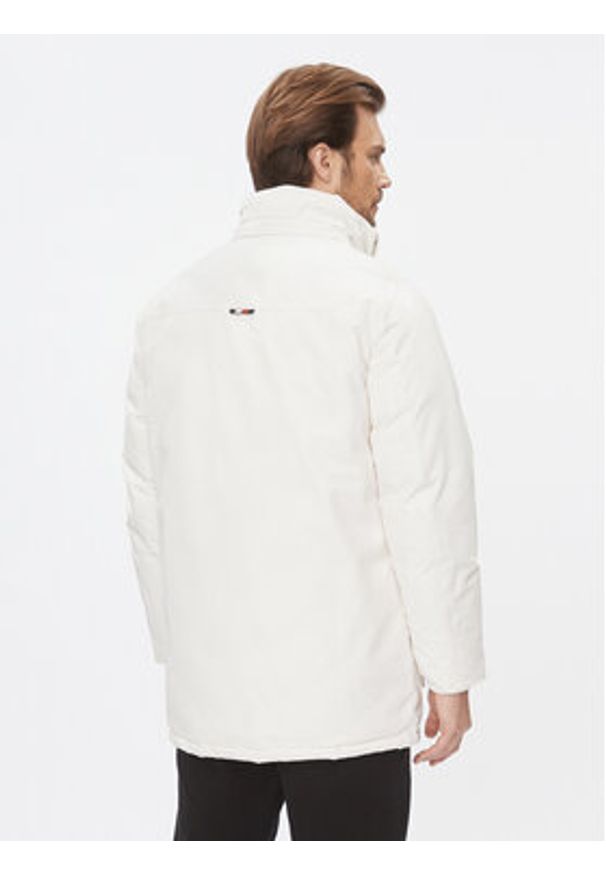 TOMMY HILFIGER - Tommy Hilfiger Kurtka puchowa Rockie MW0MW32779 Biały Regular Fit. Kolor: biały. Materiał: syntetyk