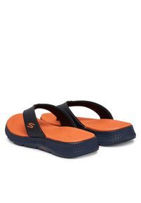 skechers - Skechers Japonki 229267/NVY Granatowy. Kolor: niebieski. Materiał: materiał #4