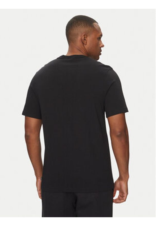 Reebok T-Shirt 100218834 Czarny Regular Fit. Kolor: czarny. Materiał: bawełna