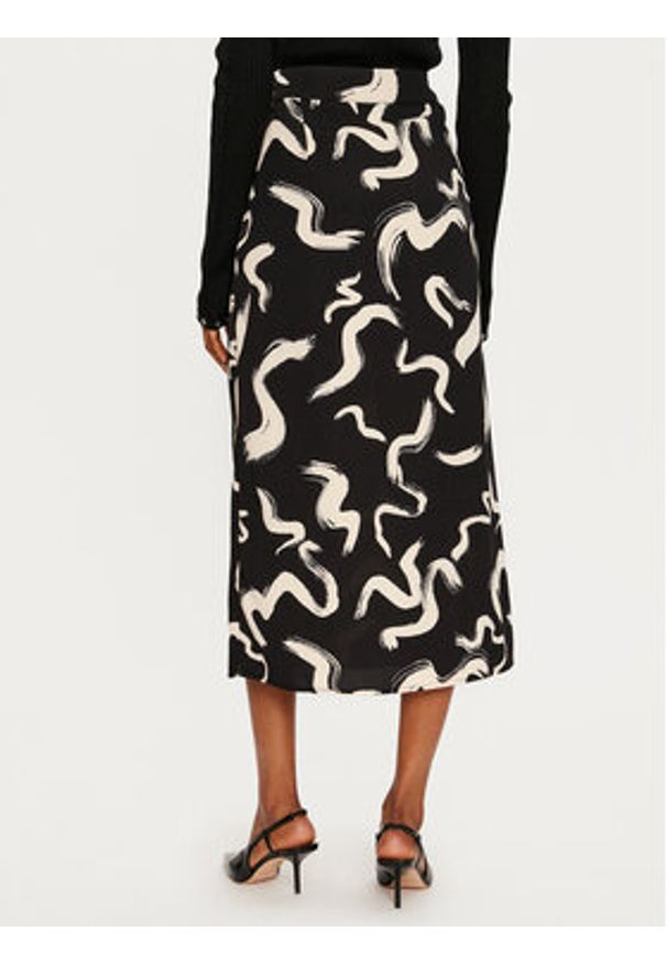 only - ONLY Spódnica midi Nova 15331905 Czarny Regular Fit. Kolor: czarny. Materiał: syntetyk