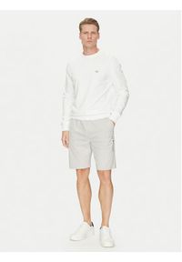 TOMMY HILFIGER - Tommy Hilfiger Szorty sportowe UM0UM03452 Szary Regular Fit. Kolor: szary. Materiał: syntetyk, bawełna. Styl: sportowy #5