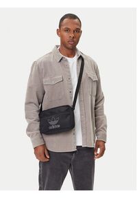 Adidas - adidas Saszetka Small Airliner Bag IS4585 Czarny. Kolor: czarny. Materiał: materiał #6
