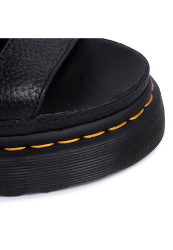 Dr. Martens Sandały Clarissa II Quad 24476001 Czarny. Kolor: czarny. Materiał: skóra