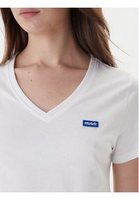 Hugo T-Shirt Classic 50513667 Biały Regular Fit. Kolor: biały. Materiał: bawełna #5