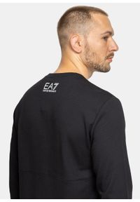Bluza męska EA7 Emporio Armani Regular Fit ( 6KPM68 PJBWZ 1200). Kolor: czarny. Styl: sportowy